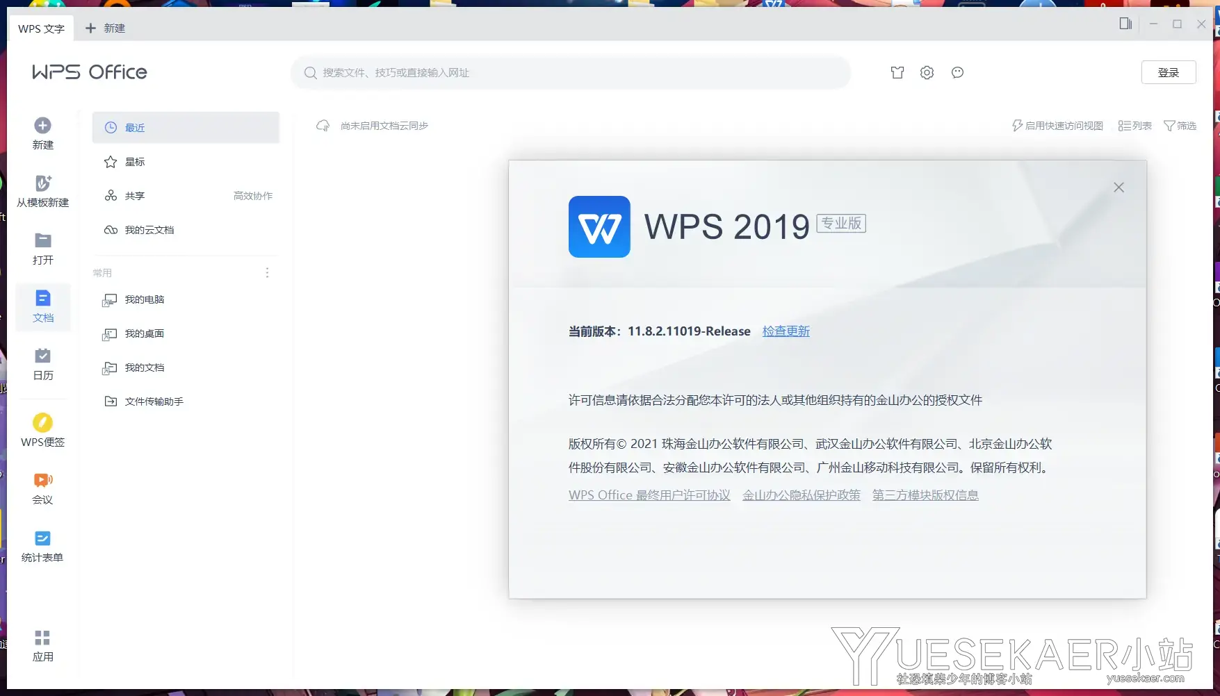WPS 2019 v11.8.2.12300 专业增强版插图