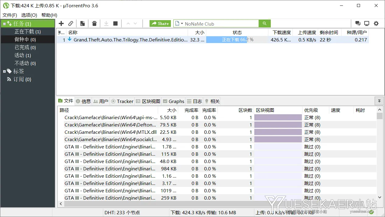 BT下载工具 uTorrent Pro v3.6.0.47168 去广告绿色便携版插图